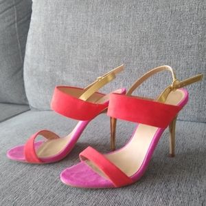 Express Color-Block Heels